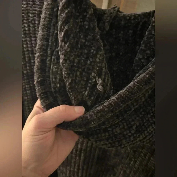 So chenille hoodie crop oversized XL - Picture 4 of 5